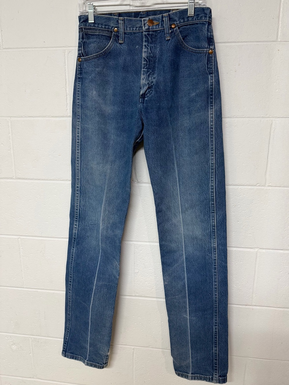 Wrangler Men's Straight Leg Jeans - Medium Blue Wash 30x36